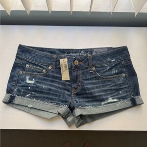 NWT American Eagle Outfitters Women's Blue Denim Shorts